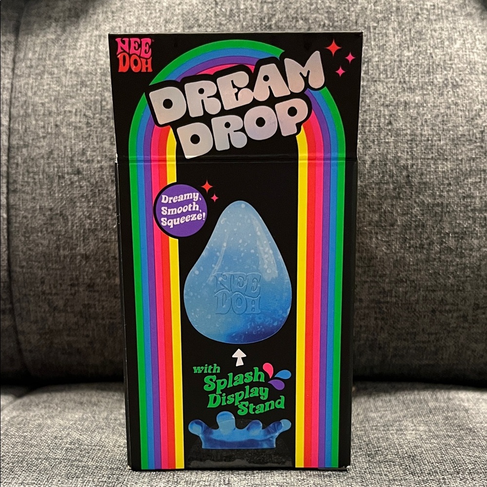 NeeDoh Dream Drop Blue Kids Sensory Squeeze Toy - Picture 5 of 7